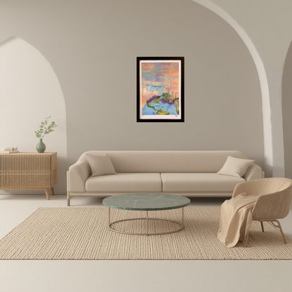 Earthy Marina Art Print