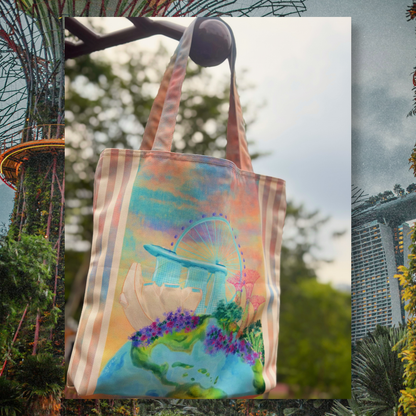 Earthy Marina Tote Bag