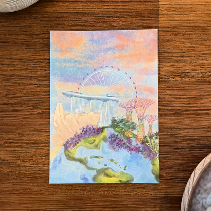 Earthy Marina Greeting Card