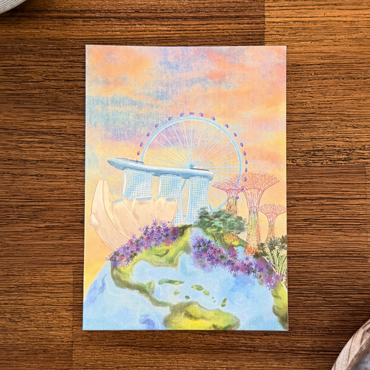Earthy Marina Greeting Card