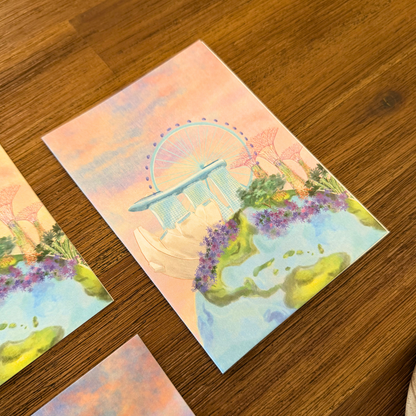 Earthy Marina Greeting Card