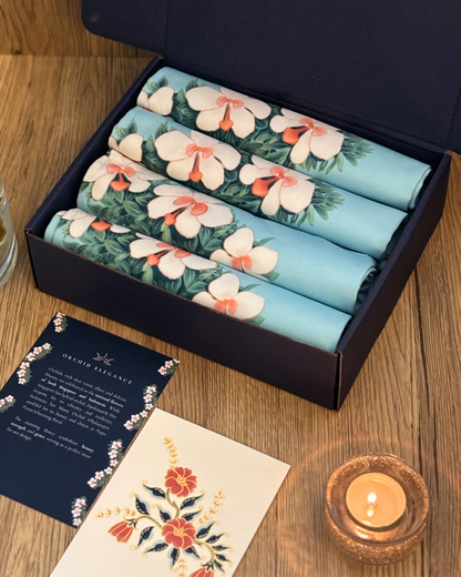 Orchid Elegance Gift Set - Placemats Set of 4