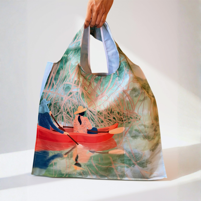 Mangrove Serenity Large Foldable Shopping Bag
