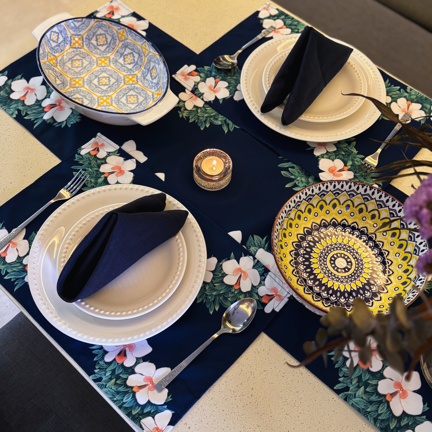 Orchid Elegance Placemats
