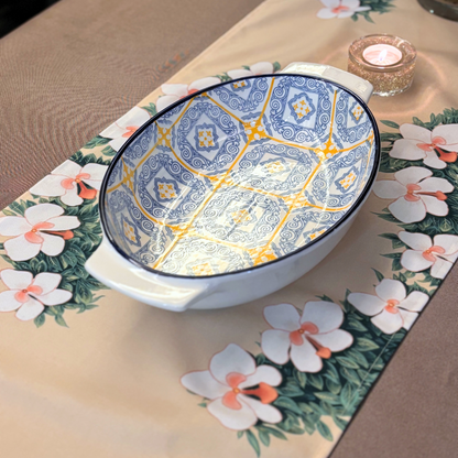 Orchid Elegance Table Runner