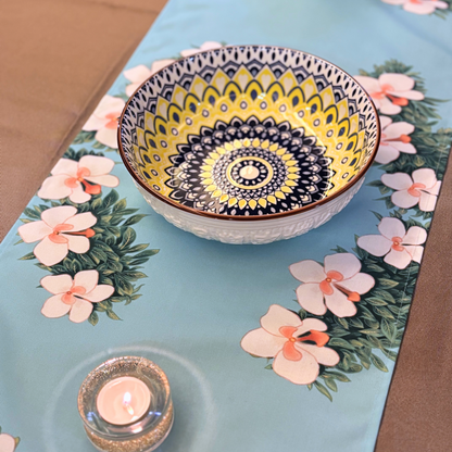 Orchid Elegance Table Runner